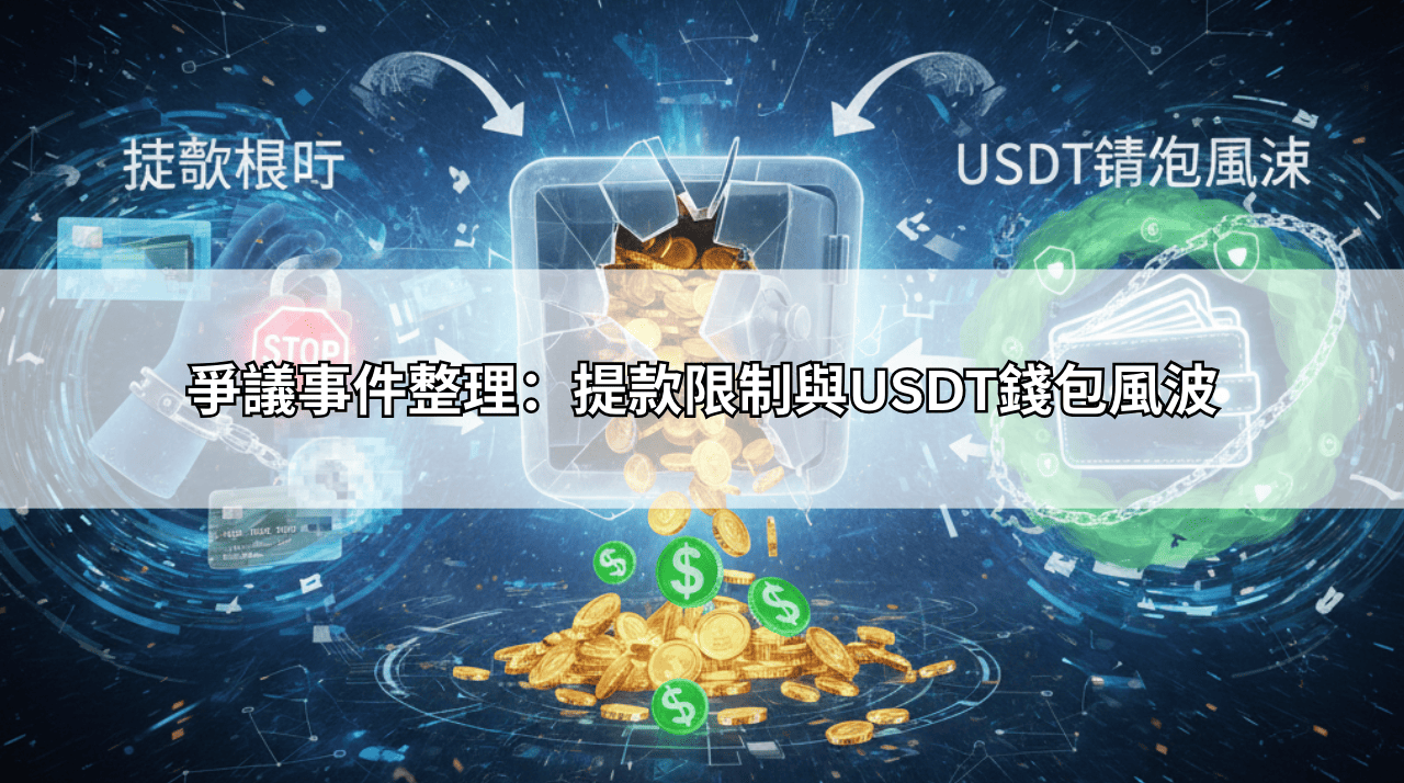 爭議事件整理：提款限制與USDT錢包風波